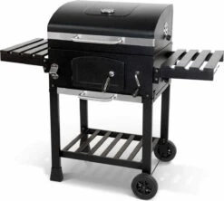 Alice's Garden Houtskool BBQ Bernard - Smoker - Verstelbare Houtskoolbak - Zwart -Woonwinkel 1200x1077 1