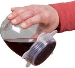 Siliconen Vershoud Deksels – Set Van 6 Stuks – Flexibel – Herbruikbaar – Wit - Stretch Tot Wel 30 Cm 19 Siliconen Vershoud Deksels – Set Van 6 Stuks – Flexibel – Herbruikbaar – Wit - Stretch Tot Wel 30 Cm -Woonwinkel 1200x1097