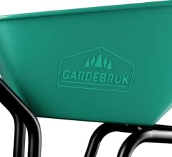 Gardebruk Kruiwagen 100 L - Kunststof Kuip – Tot 150KG Groen -Woonwinkel 1200x1099
