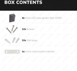 4x HOFTRONIC Dono - Solar Wandlamp Buiten - IP65 Waterdicht - Wintersolar Technologie Monokristal Zonnepaneel - 3000K Warm Wit (sfeervol) - Solar Tuinverlichting Zonne Energie -Woonwinkel 1200x1102