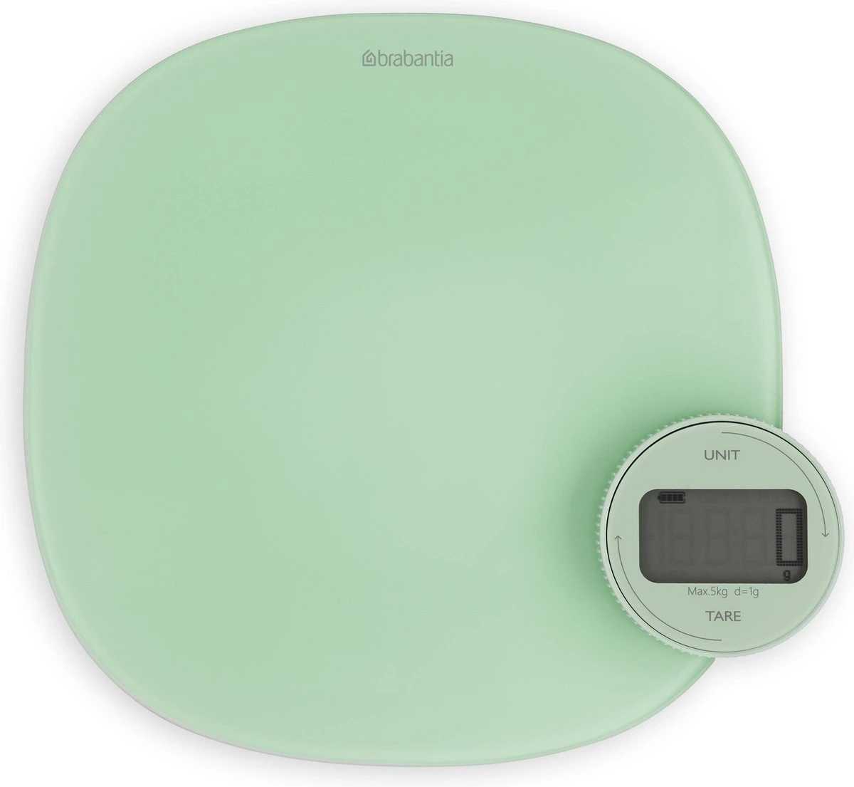 Brabantia Tasty+ Keukenweegschaal Digitaal - Geen Batterij Nodig - Jade Green 7 Brabantia Tasty+ Keukenweegschaal Digitaal - Geen Batterij Nodig - Jade Green - Afbeelding 5