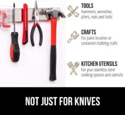 Merkloos Magnetische Messenhouder - Messenmagneet - Messenblok - Messenrek - Messenstrip - Zelfklevende Magneet Strip Voor Messen - 60 Cm -Woonwinkel 1200x1105 5