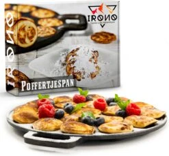 IRONO Poffertjespan Set - Incl. Doseerfles, Kwast En Vork - Poffertjespan Inductie En Electrisch - Poffertjesmaker 19 Poffertjes - Poffertjes Maken - Spuitfles - Cadeau Voor Mannen En Vrouwen 15 IRONO Poffertjespan Set - Incl. Doseerfles, Kwast En Vork - Poffertjespan Inductie En Electrisch - Poffertjesmaker 19 Poffertjes - Poffertjes Maken - Spuitfles - Cadeau Voor Mannen En Vrouwen -Woonwinkel 1200x1113 12