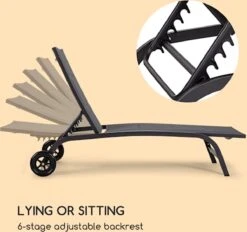 Blumfeldt Limala Tuinstoel - Ligstoel - Relaxstoel - Rugleuning In 6 Standen Verstelbaar - 2 Vielen - Draagkracht: Max. 150 Kg -Woonwinkel 1200x1129 2