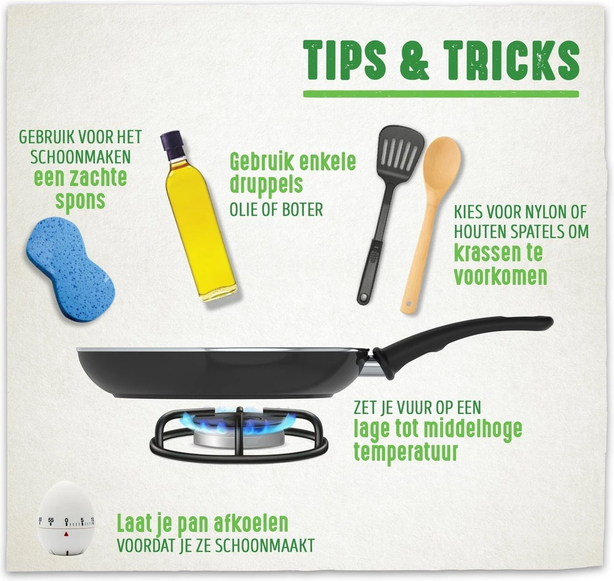 GreenChef Vintage Wokpan 28cm/3.7L - Zwart - Inductie - PFAS-vrij 5 GreenChef Vintage Wokpan 28cm/3.7L - Zwart - Inductie - PFAS-vrij - Afbeelding 3