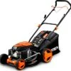 FUXTEC Grasmaaier Benzine - 46cm - Zelfrijdend / Zelftrekkend / Achterwielaandrijving - Mulchfunctie - Opvangbak 50L - FX-RM4646 -Woonwinkel 1200x1139 3