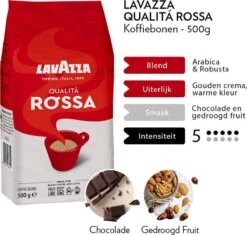 Lavazza Qualita Rossa Koffiebonen - 500 Gram X6 -Woonwinkel 1200x1144 1