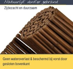 Sol Royal B23 – Premium Bamboe Tuinscherm 100x250cm Donkerbruin – Geharde Bamboestokken Ø 2-3cm – Weerbestendige Balkonscherm -Woonwinkel 1200x1147 1