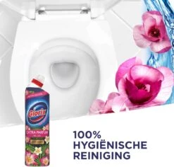 Glorix WC Powergel Toiletreiniger Pink Flower - 6 X 750 Ml - Voordeelverpakking -Woonwinkel 1200x1147