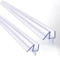 Minismus Douchedeurafdichting Met Waterkering (2 Strips Van 1 Meter, Makkelijk Inkortbaar) - Waterstopper Geschikt Voor Glas Van 6 Tot 8 Mm - Douchedorpel - Lekstrip Voor Horizontale Bevestiging -Woonwinkel 1200x1155 14