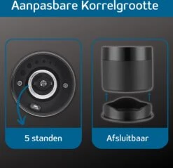 GOV Elektrische Peper- En Zoutmolen Zwart XL Set Oplaadbaar - Pepermolen - Peper En Zoutstel 9 GOV Elektrische Peper- En Zoutmolen Zwart XL Set Oplaadbaar - Pepermolen - Peper En Zoutstel -Woonwinkel 1200x1162 13