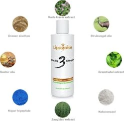 Lipogaine Big 3 Haargroei Shampoo-tegen Haaruitval- Anti Roos- Met 1% Ketoconazol En Biotine- 230 Ml -Woonwinkel 1200x1172 7