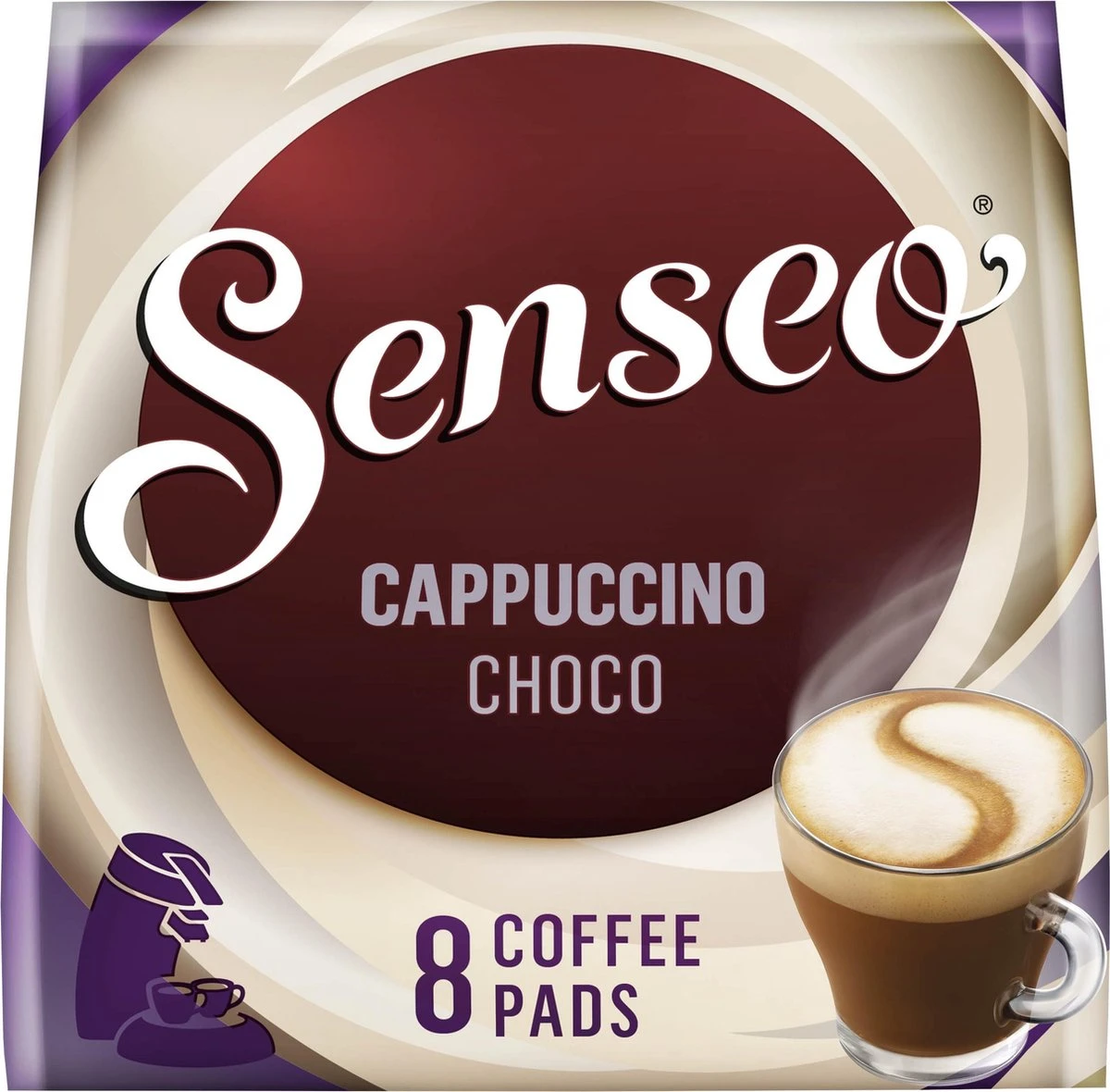 Senseo Cappuccino Choco Koffiepads - 2/9 Intensiteit - 4 X 8 Pads 10 Senseo Cappuccino Choco Koffiepads - 2/9 Intensiteit - 4 X 8 Pads - Afbeelding 8