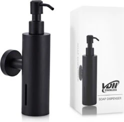 VDN Stainless Zeeppompje - Zeepdispenser Wandmontage - Zwart - Hangend - RVS 13 VDN Stainless Zeeppompje - Zeepdispenser Wandmontage - Zwart - Hangend - RVS -Woonwinkel 1200x1181 4