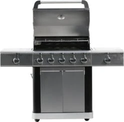 Gasbarbecue En Grill - 5 + 1 Branders + 1 Infrarood Zijbrander - Buitenkeuken - Edelstaal BBQ -Woonwinkel 1200x1182 2