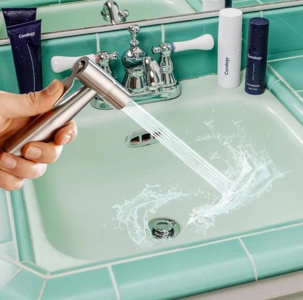 Nolad® Bidet Handdouche - Douchekoppen - Bidet - Handdouche - Zilver 4 Nolad® Bidet Handdouche - Douchekoppen - Bidet - Handdouche - Zilver - Afbeelding 2