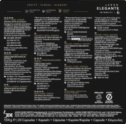 L'OR Lungo Elegante Koffiecups - Intensiteit 6/12 - 10 X 20 Capsules -Woonwinkel 1200x1186 7