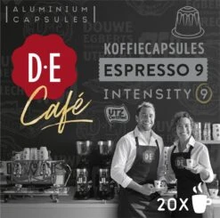 Douwe Egberts D.E Café Espresso Koffiecups - Intensiteit 9/12 - 10 X 20 Capsules -Woonwinkel 1200x1190 18