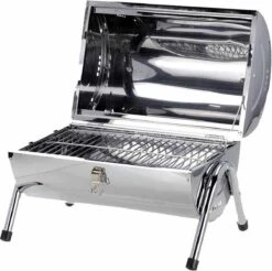 BBQ Collection Houtskoolbarbecue - Cilinder - Chroom -Woonwinkel 1200x1193 4