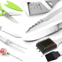 Saveur Royal® 35-delige Barbecue Gereedschapset In Roestvrij Staal - BBQ Grill Set Met Draagtas - Barbecuegerei-sets - Barbecue Accessoires Gereedschap - 35-delig -Woonwinkel 1200x1195 15