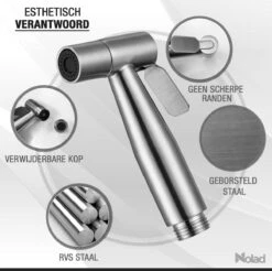 Nolad® Bidet Handdouche - Douchekoppen - Bidet - Handdouche - Zilver 17 Nolad® Bidet Handdouche - Douchekoppen - Bidet - Handdouche - Zilver -Woonwinkel 1200x1195 21