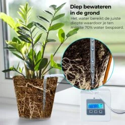 Automatisch Bewateringssysteem Voor Kamerplanten Met Pomp – Waterdruppelaar – Watergeefsysteem– Planten Watergever -Woonwinkel 1200x1198 14