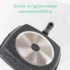 Coninx Grillpan 28CM - Steakpan - Afneembare Handgreep - PFAS-vrij - Grijs -Woonwinkel 1200x1199 23