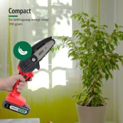 Mardin Mini Kettingzaag - Snoeizaag - Kettingzaag - Kettingzaag Electrisch Met 2 Accu - Inclusief Koffer - 1 Extra Accu - Rood -Woonwinkel 1200x1199 3