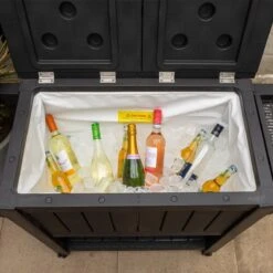 BluMill BBQ Tafel - Inclusief Koelvak 80 Liter - Op Wieltjes - Met Flessenopener - 102 X 46 X 86,5 Cm -Woonwinkel 1200x1200 1012