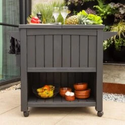 BluMill BBQ Tafel - Inclusief Koelvak 80 Liter - Op Wieltjes - Met Flessenopener - 102 X 46 X 86,5 Cm -Woonwinkel 1200x1200 1015
