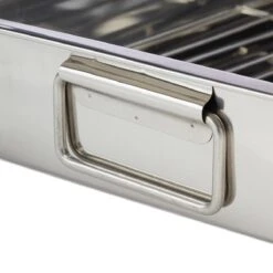 Relaxdays Braadslede Met Rooster - Edelstaal - Ovenschaal - Braadpan - Braadslee - Zilver - L -Woonwinkel 1200x1200 1049