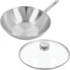 Demeyere Apollo 7 - Wok - 30 Cm - Met Glazen Deksel -Woonwinkel 1200x1200 1108