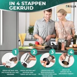 Peper En Zoutmolen Set - RVS Zout En Peperstel - Zoutvaatje En Pepermolen - 2 In 1 -Woonwinkel 1200x1200 1128