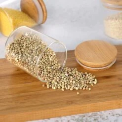 Quality Needz - Voorraadpotten - Glazen Potjes Met Deksel - 250 ML - 10 Delige Set - BPA-vrij - Gratis Pen & Herschrijfbare Stickers - Snoeppot -Woonwinkel 1200x1200 114