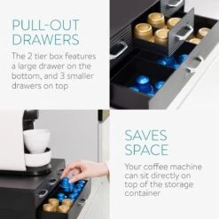 Navaris Capsulehouder Met 4 Lades - Compatibel Met Nespresso En Meer Merken - Houder Voor Koffiecups - Organizer Voor Cups En Accessoires 10 Navaris Capsulehouder Met 4 Lades - Compatibel Met Nespresso En Meer Merken - Houder Voor Koffiecups - Organizer Voor Cups En Accessoires -Woonwinkel 1200x1200 1147