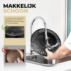 Ozocozy BBQ-ONE Houtskool Tafelbarbecue - Ø30 Cm- Zwart - Incl. Draagtas, Siliconen Bakkwast En RVS-Barbecuetang -Woonwinkel 1200x1200 1175