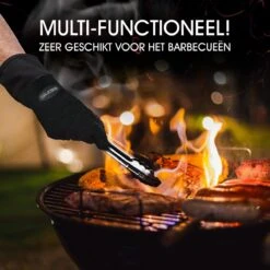 Sense Of Taste Ovenwanten - 2 Stuks - Ovenhandschoenen - Hittebestendig - 230°C - Siliconen - Zwart - Koken - Extra Lang -Woonwinkel 1200x1200 1200