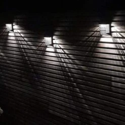 4x HOFTRONIC Dono - Solar Wandlamp Buiten - IP65 Waterdicht - Wintersolar Technologie Monokristal Zonnepaneel - 3000K Warm Wit (sfeervol) - Solar Tuinverlichting Zonne Energie -Woonwinkel 1200x1200 123