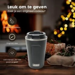 LaCardia Koffiebeker To Go Premium Zwart – Thermosbeker – Theebeker – 380ML – Herbruikbaar 16 LaCardia Koffiebeker To Go Premium Zwart – Thermosbeker – Theebeker – 380ML – Herbruikbaar -Woonwinkel 1200x1200 1234