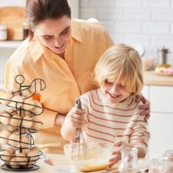 Eiermand – Eierrek – Eierhouder – Eieren – Zwart - Pasen - Tot 40 Eieren - BAULK® -Woonwinkel 1200x1200 1280