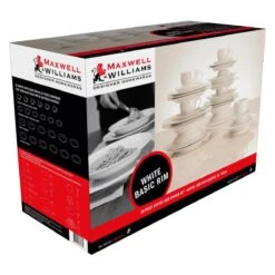 Maxwell And Williams White Basic Rim Koffie- En Dinerset - 30-delig - Wit -Woonwinkel 1200x1200 1282