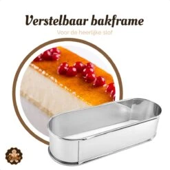 Sloffenring Taartvorm Set Met 8x Sloffenvorm Bakvorm En 1x Verstelbaar Bakframe – Slofvorm – Slofring – Slof Rond – Bakring Ovaal – Taartring – Kookring – Garneerring -Woonwinkel 1200x1200 1289