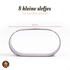 Sloffenring Taartvorm Set Met 8x Sloffenvorm Bakvorm En 1x Verstelbaar Bakframe – Slofvorm – Slofring – Slof Rond – Bakring Ovaal – Taartring – Kookring – Garneerring -Woonwinkel 1200x1200 1295