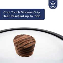 Westinghouse Hapjespan Inductie - Ø 32 Cm - Zwart Marmer - Speciale Editie - Met Deksel -Woonwinkel 1200x1200 1315