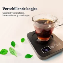 Shutterlight Verwarmde Onderzetter – Tot 85°C – 9 Standen – Timer – Warmhoudplaat Voor Mok Thee & Koffie – Mug Heating Plate – Cup Warmer -Woonwinkel 1200x1200 1329
