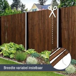 Sol Royal B23 – Premium Bamboe Tuinscherm 100x250cm Donkerbruin – Geharde Bamboestokken Ø 2-3cm – Weerbestendige Balkonscherm -Woonwinkel 1200x1200 134