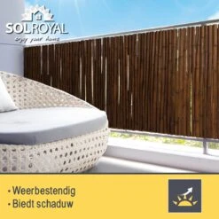 Sol Royal B23 – Premium Bamboe Tuinscherm 100x250cm Donkerbruin – Geharde Bamboestokken Ø 2-3cm – Weerbestendige Balkonscherm -Woonwinkel 1200x1200 136