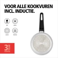 BRABANTIA INDU+ Steelpan Met Deksel - Keramische Antiaanbaklaag - Ø 16 Cm - Inductie - Pfas Vrij -Woonwinkel 1200x1200 1367
