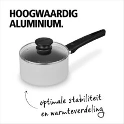 BRABANTIA INDU+ Steelpan Met Deksel - Keramische Antiaanbaklaag - Ø 16 Cm - Inductie - Pfas Vrij -Woonwinkel 1200x1200 1368