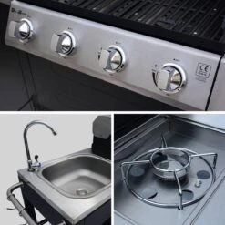 Alice's Garden Gas BBQ D'Artagnan - Zwart - 5 Branders - Buitenkeuken -Woonwinkel 1200x1200 1371